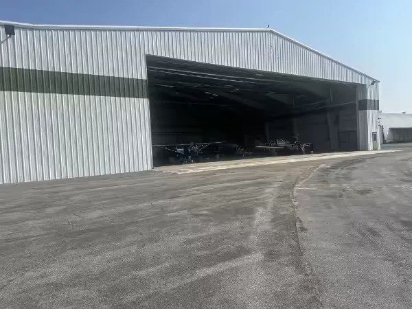 Inside the Hangar13 workshop at Greater Cumberland Regional Airport